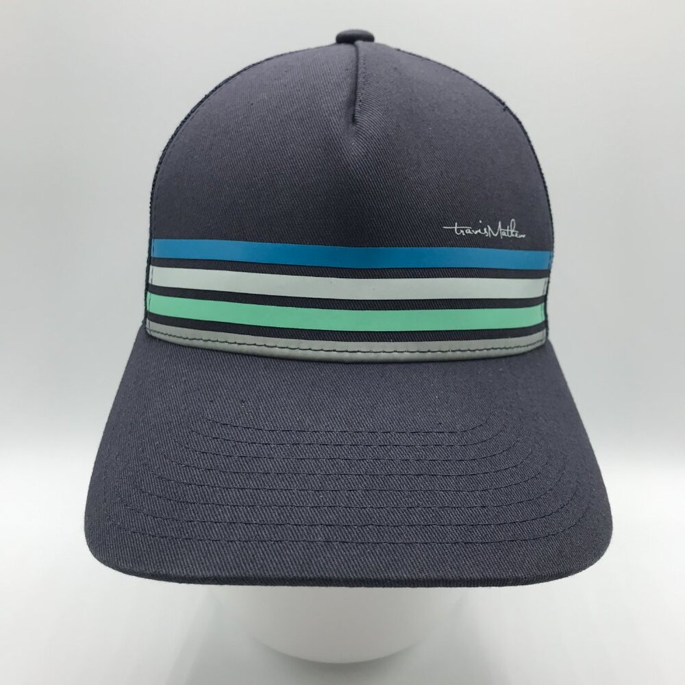Youth's Travis Mathew Hoover 2.0 Blue Mesh Back Snap Back Hat Cap